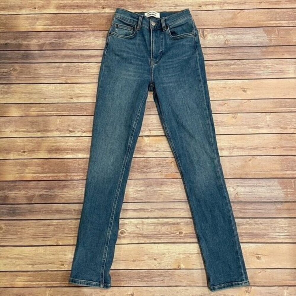 Reformation High & Skinny Jeans Darwin Medium Wash